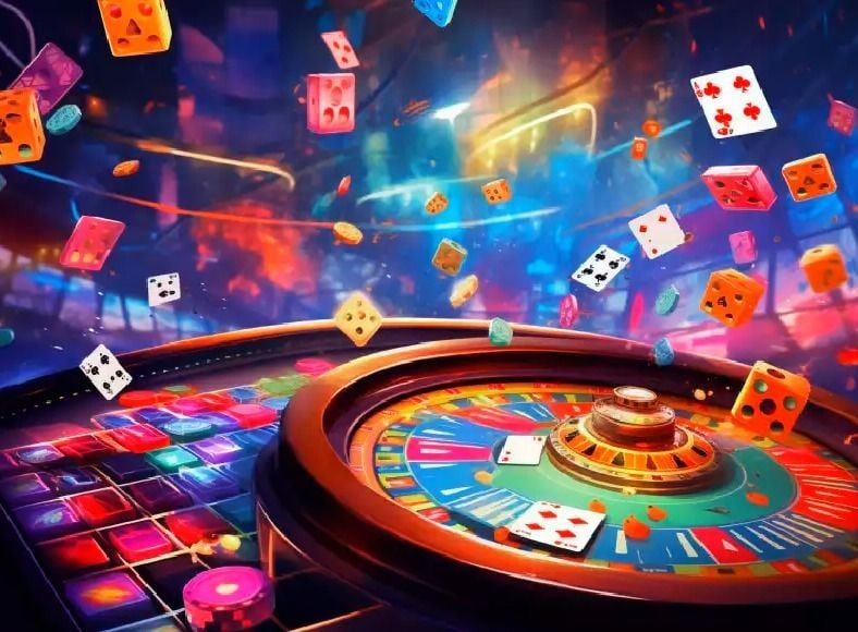 Colourful casino slot machine reels on a mobile screen in the Philippines